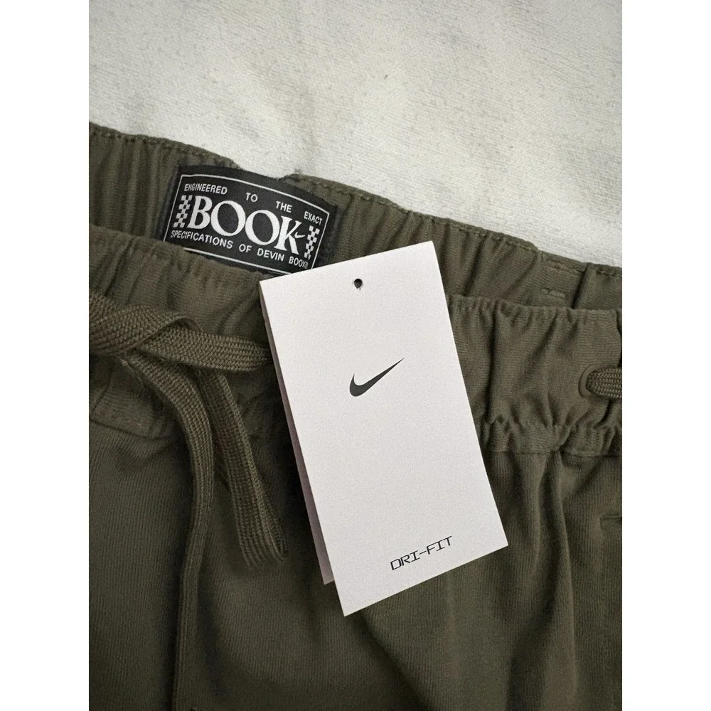 NEW Nike Devin Booker Dri-Fit Tear Away Pants Olive Mens Size Large HJ3899-222